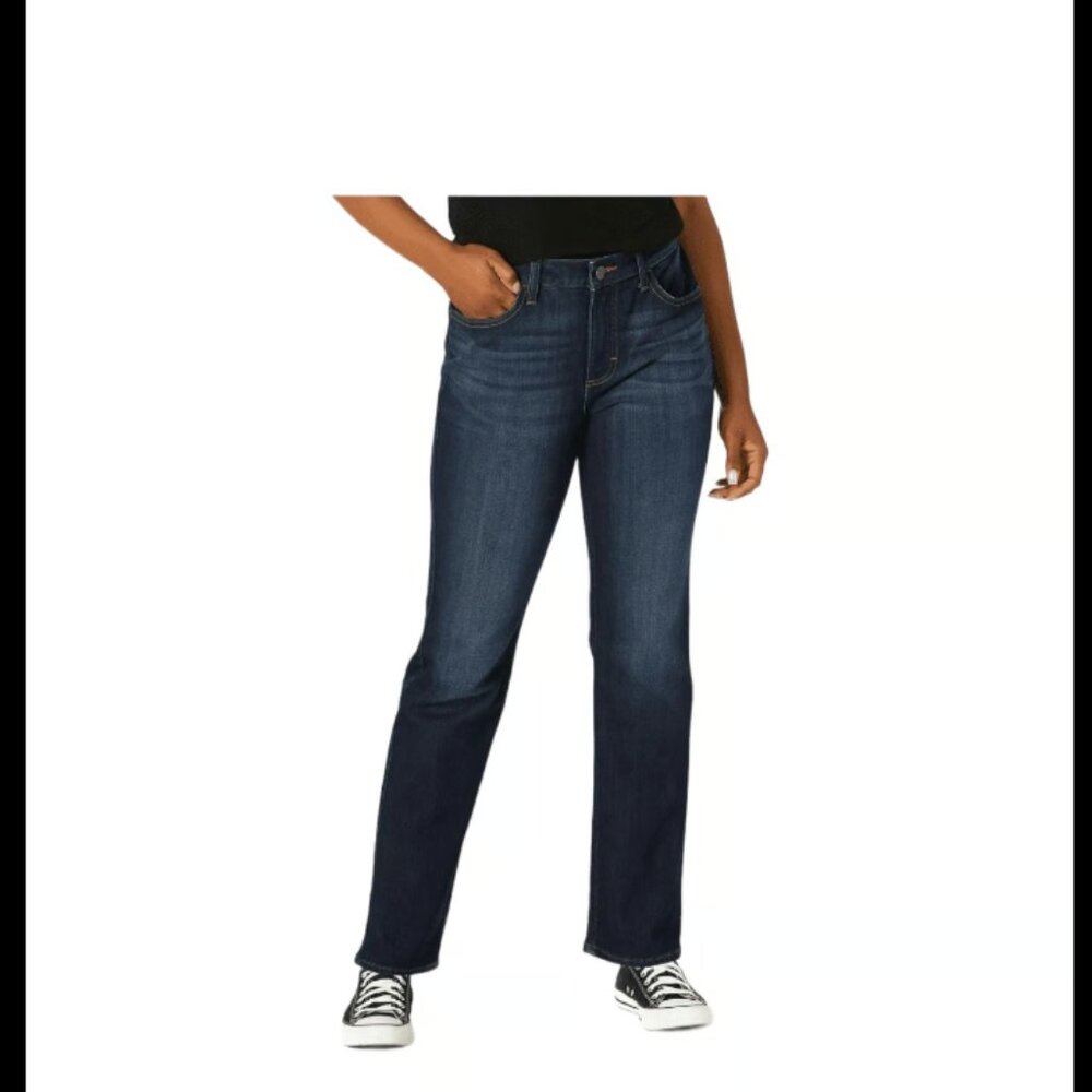Lee Riders Mid Rise straight leg 12p denim jeans